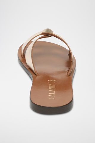 Sandalias de piel - Dorado