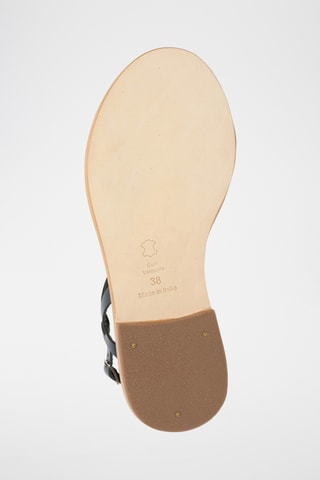 Sandalias de piel - Azul marino
