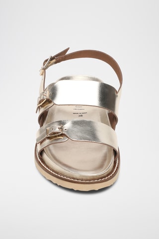 Sandalias de piel - Dorado
