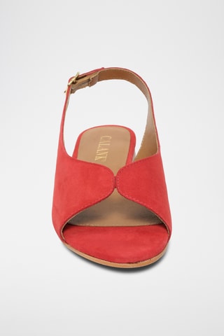 Sandalias de nobuk - Rojo