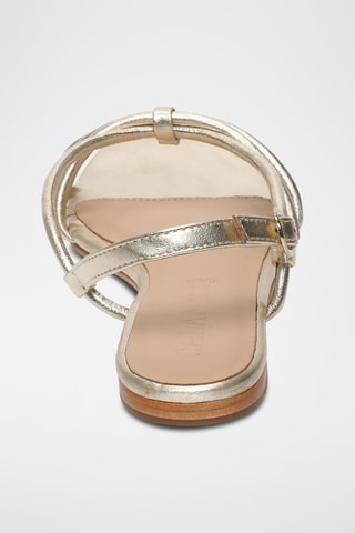 Sandalias de nobuk Aachal - Dorado