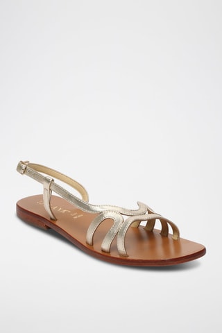Sandalias de piel Nya - Dorado