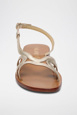 Sandalias de piel Nya - Dorado
