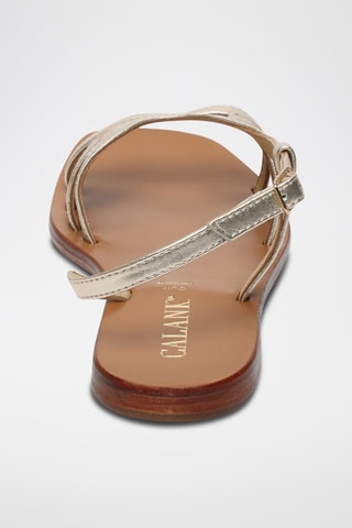 Sandalias de piel Nya - Dorado