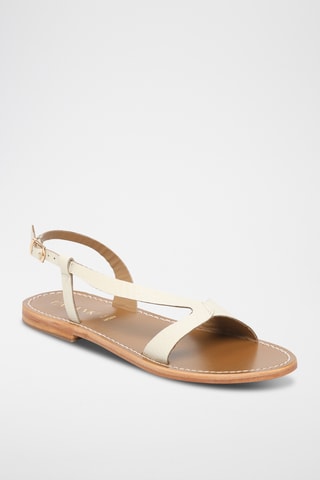 Sandalias de piel caprina - Blanco