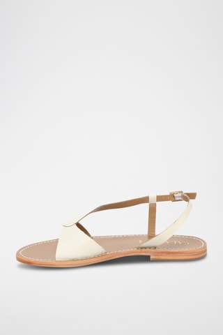 Sandalias de piel caprina - Blanco