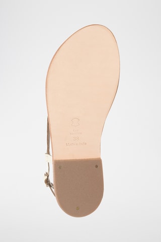 Sandalias de piel caprina - Blanco