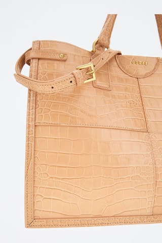 Sac à main en cuir Isa - Nude - Guess