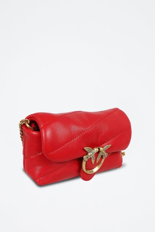 Sac bandoulière en cuir de veau - Rouge