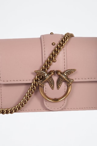 Sac bandoulière en cuir - Rose