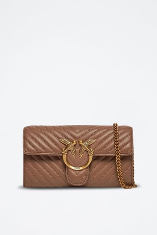 Mini sac bandoulière en cuir - Marron