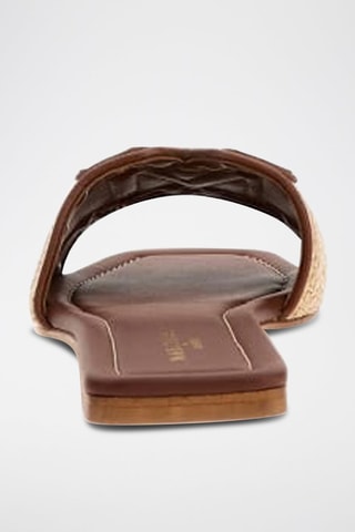 Mules en cuir Ramada - Beige et marron - Guess By Marciano