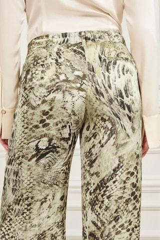 Pantalon straight taille haute Giselle - Vert - Guess By Marciano