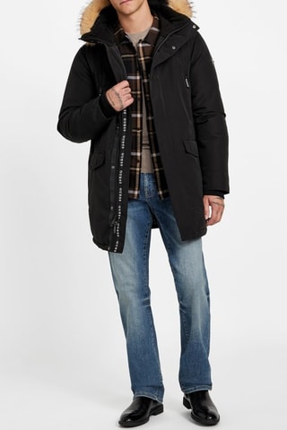 Parka à capuche Leon - Noir