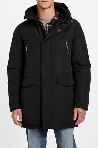 Parka à capuche Leon - Noir