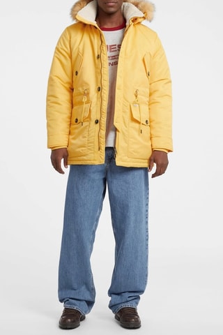 Veste à capuche - Jaune