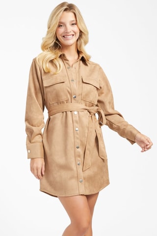 Robe chemise Lerika - Marron clair