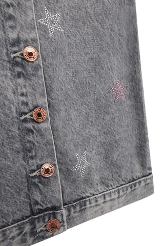 Robe en jean - Gris clair