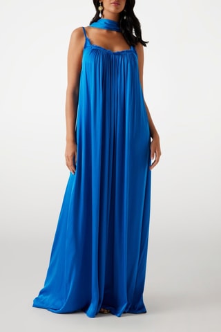 Robe longue - Bleu foncé