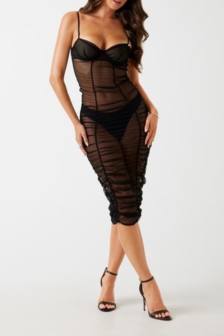 Nuisette en tulle - Noir