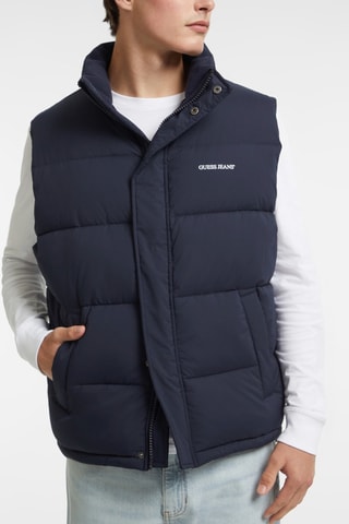 Doudoune sans manches - Bleu marine