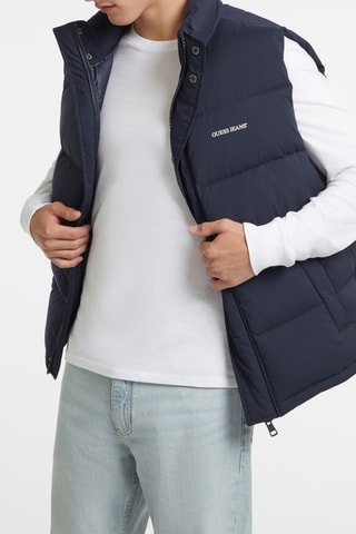 Doudoune sans manches - Bleu marine