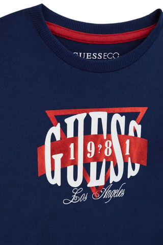T-shirt en coton biologique - Bleu marine