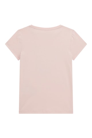 T-shirt en coton biologique - Rose poudré