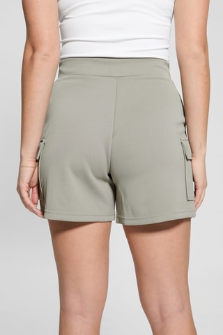 Short cargo taille haute - Kaki