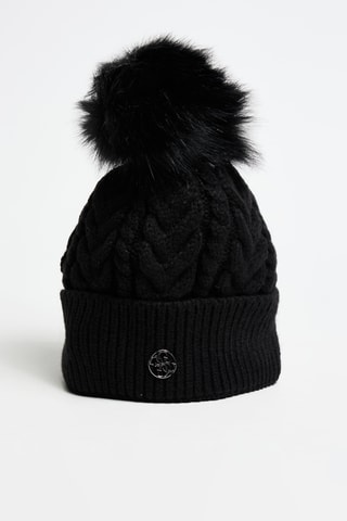 Bonnet à pompon - Noir - Guess