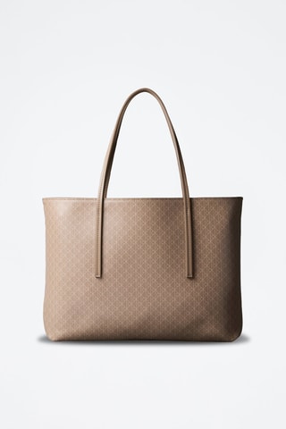 Cabas et pochette - Taupe