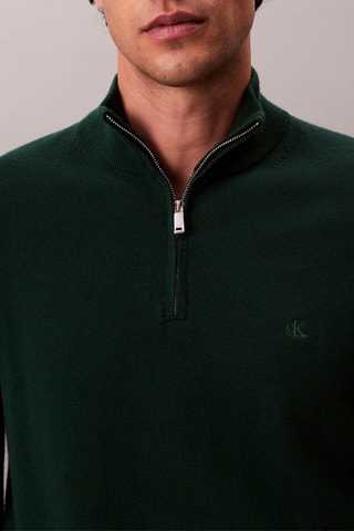 Pull en laine - Vert foncé