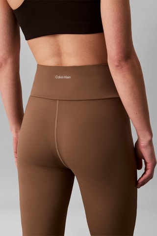 Pantalon taille haute - Marron clair