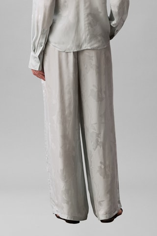 Pantalon wide legs - Vert d’eau