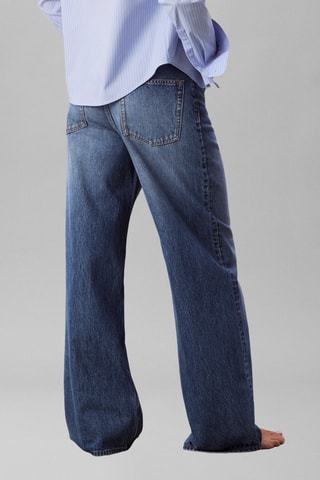 Jean wide legs - Bleu cobalt