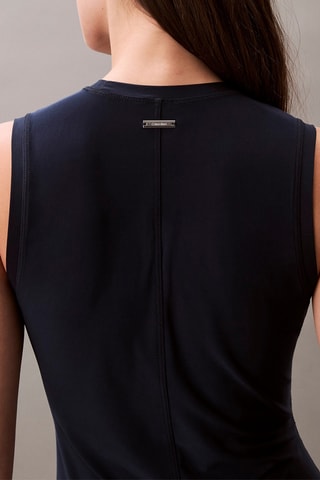 Robe midi - Bleu marine