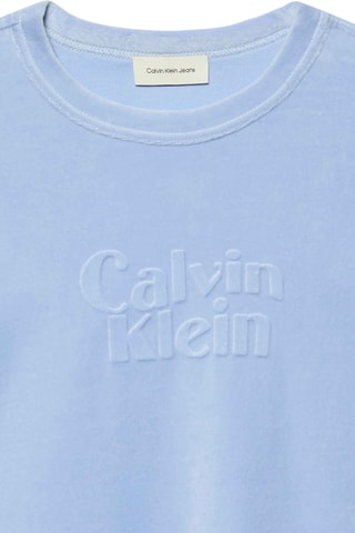 T-shirt en velours - Ciel