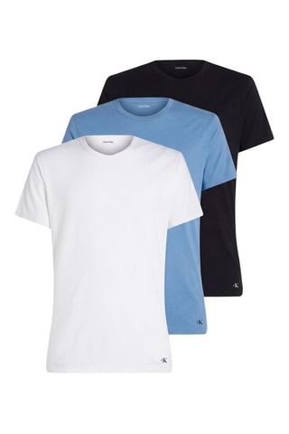 3 t-shirts - Noir et ciel