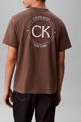 T-shirt relaxed - Marron