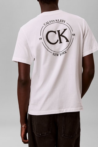 T-shirt relaxed - Blanc 