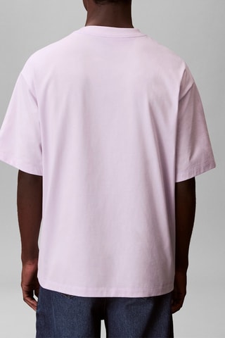 T-shirt relaxed - Mauve