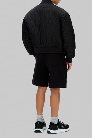 Short en coton biologique - Noir