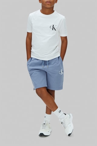 Short relaxed en coton biologique - Ciel