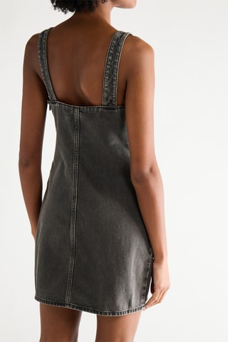 Robe courte sans manches - Gris foncé
