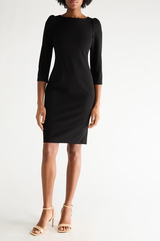 Robe fourreau - Noir