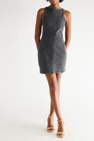 Robe droite - Gris
