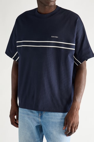 T-shirt oversize - Bleu marine