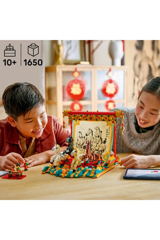Lienzo con caballos galopantes Festival de la Primavera LEGO® - 1650 piezas - Desde 10 años