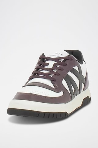 Sneakers in pelle - Bordeaux