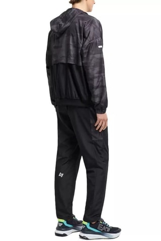 Giacca con cappuccio e pantaloni - Nero